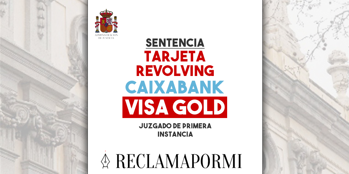 Sentencias revolving Caixabank Visa Gold