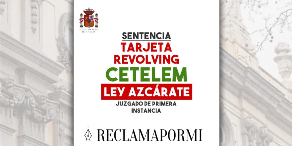 Sentencias revolving CETELEM