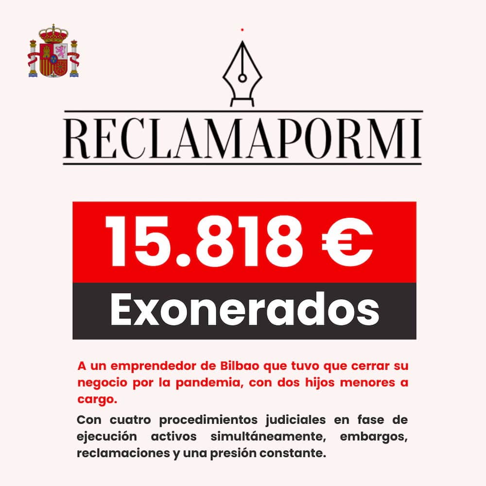 15.818€ cancelados para un emprendedor de Bilbao que la pandemia dejó sin negocio, sin trabajo y con cuatro juicios encima