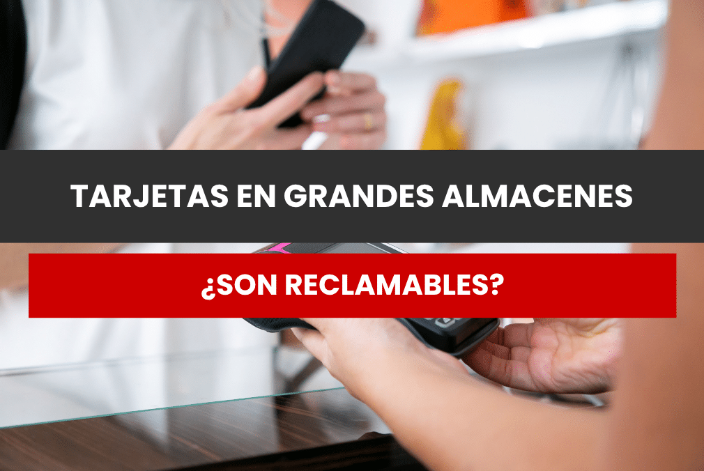 tarjetas revolving almacenes